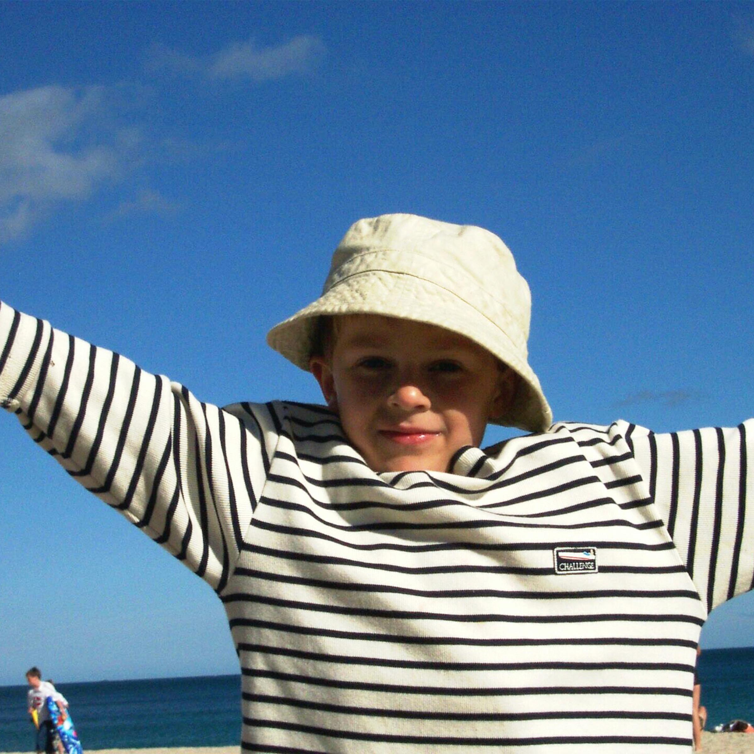 Child on Gylly Beach