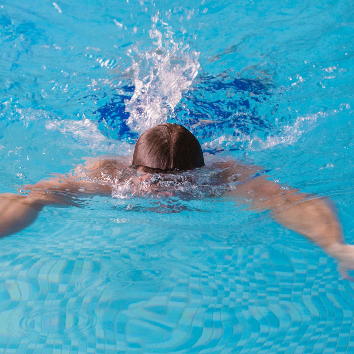 Boy Swimming
